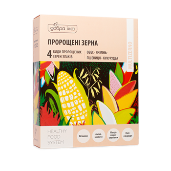 Пророщенные зерна в стиках
